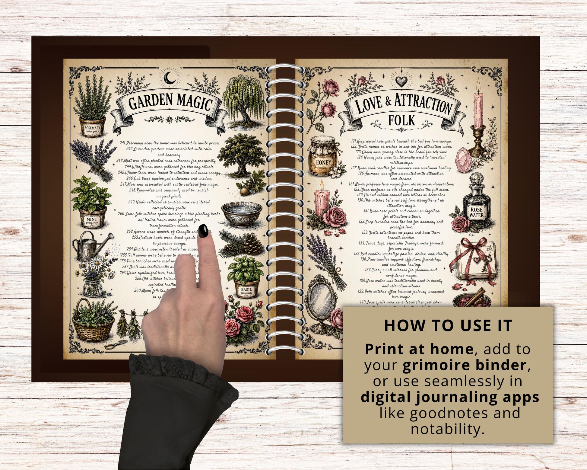 333 Old Witch Tips & Tricks Printable | Witchcraft Wisdom | Witchy Journal Insert | Book of Shadows