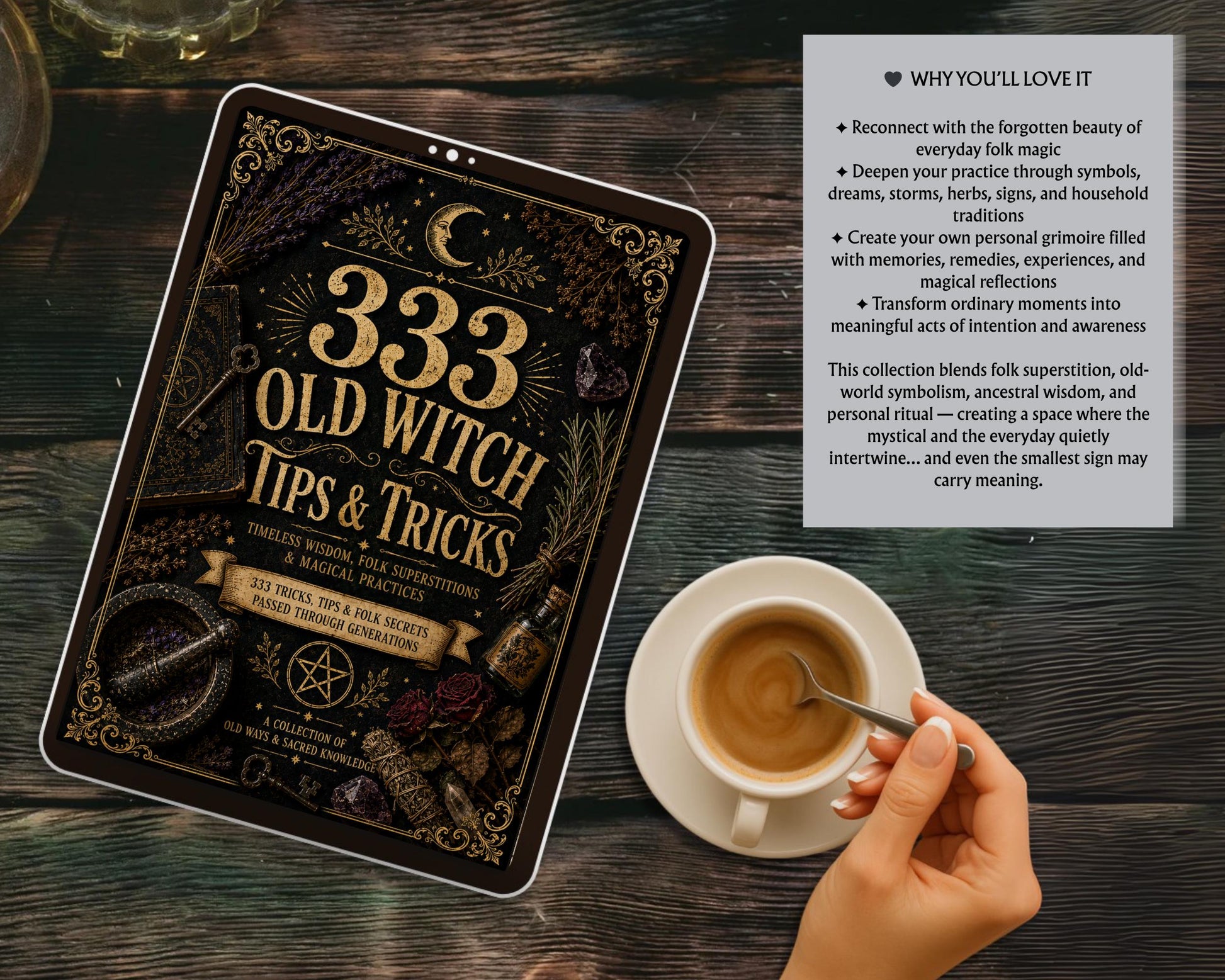 333 Old Witch Tips & Tricks Printable | Witchcraft Wisdom | Witchy Journal Insert | Book of Shadows