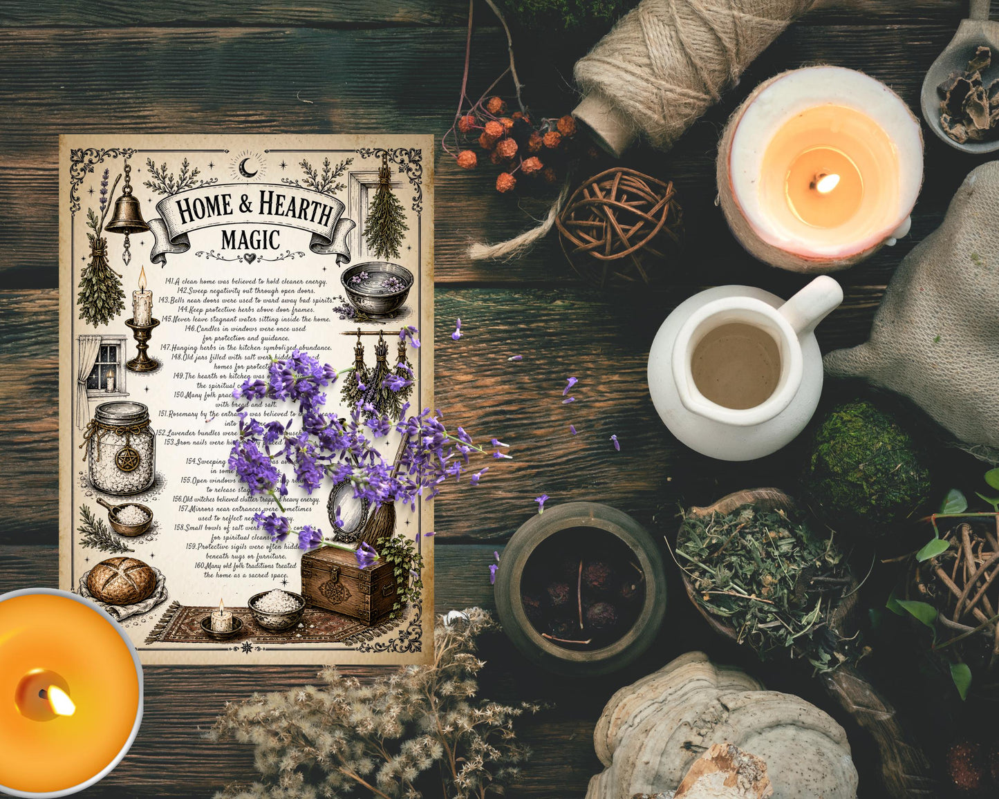333 Old Witch Tips & Tricks Printable | Witchcraft Wisdom | Witchy Journal Insert | Book of Shadows