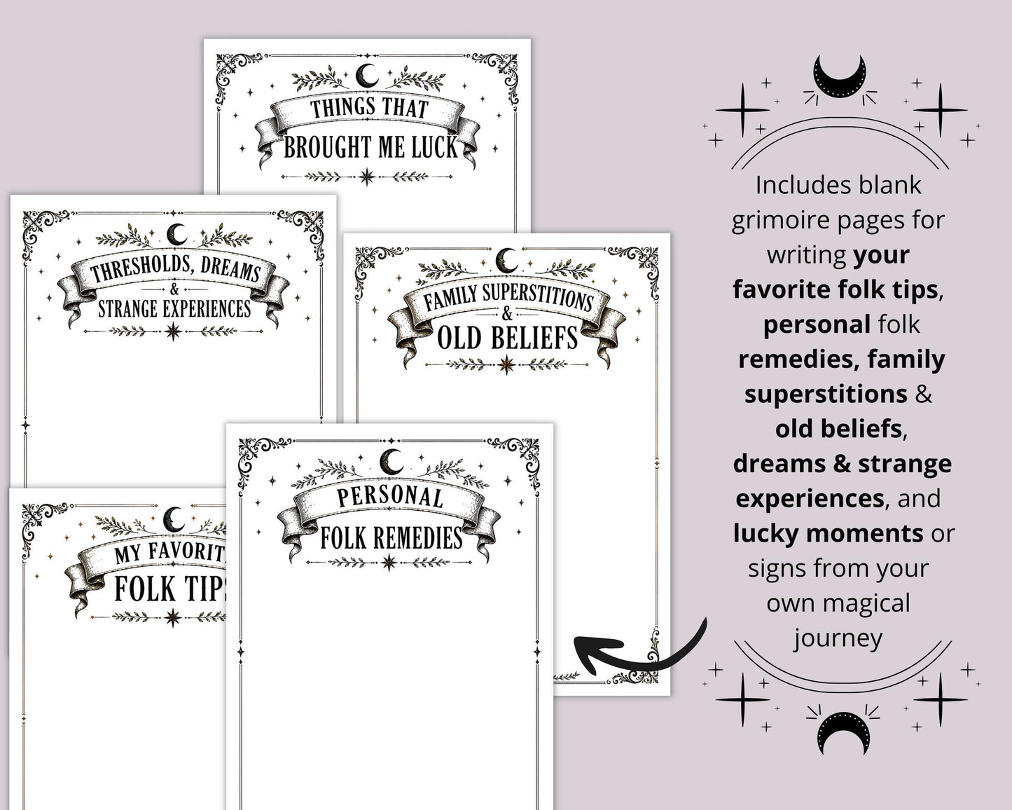 333 Old Witch Tips & Tricks Printable | Witchcraft Wisdom | Witchy Journal Insert | Book of Shadows