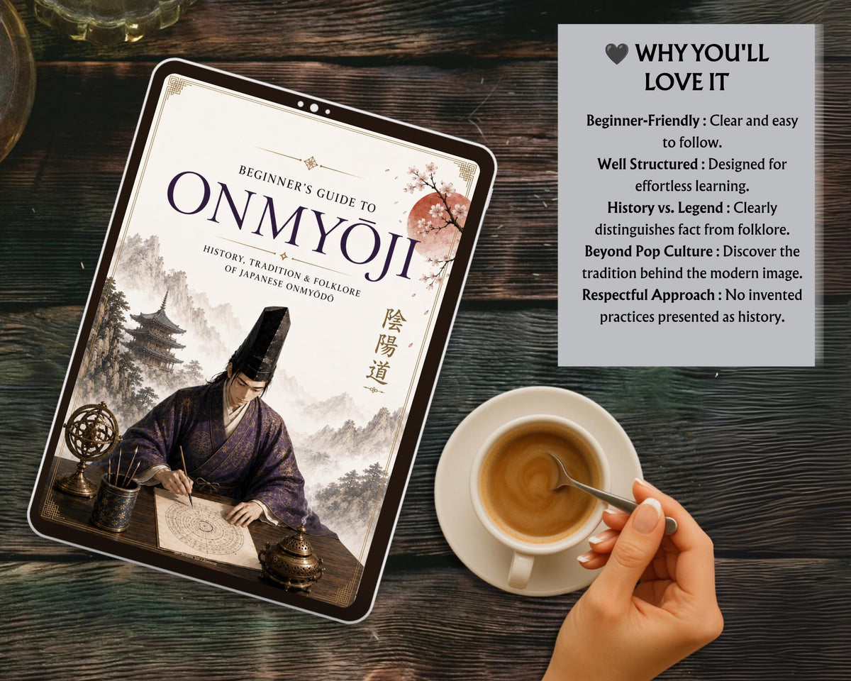 Onmyoji Beginner Guide, Onmyodo PDF, Abe no Seimei, Shikigami, Japanese Folklore, Yin Yang & Five Phases