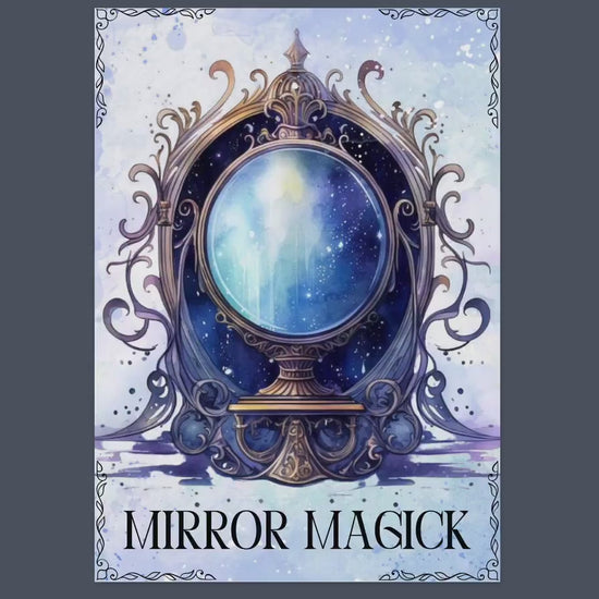 Mirror Magick. Basics. Beautiful pages for your Book Of Shadows.