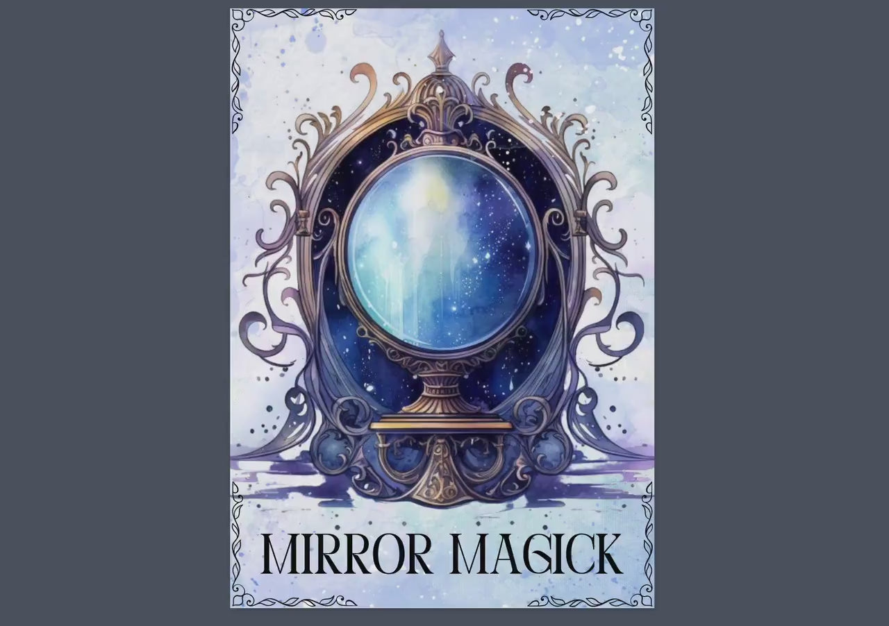 Mirror Magick. Basics. Beautiful pages for your Book Of Shadows.