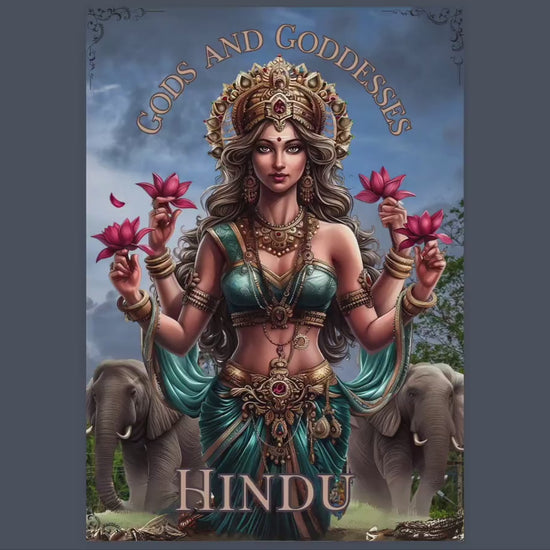 Hindu GODS AND GODDESSES. Beautiful pages for your Grimoire or Book Of Shadows. Printable