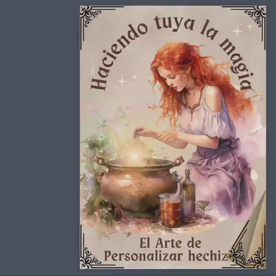 ESPAÑOL. Hacer tuya la magia: el arte de la personalización de hechizos. Lo esencial. Imprimible. Páginas de grimorio. Imprimible