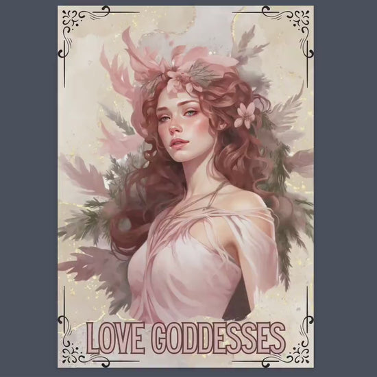 Love Goddesses. Beautiful pages for your Grimoire or Book Of Shadows. 14 pages. Printable