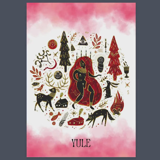 25 PAGES Yule Pagan Holidays, Witch Printables, Grimoire Printables, Wheel of the Year, Sabbat Pages
