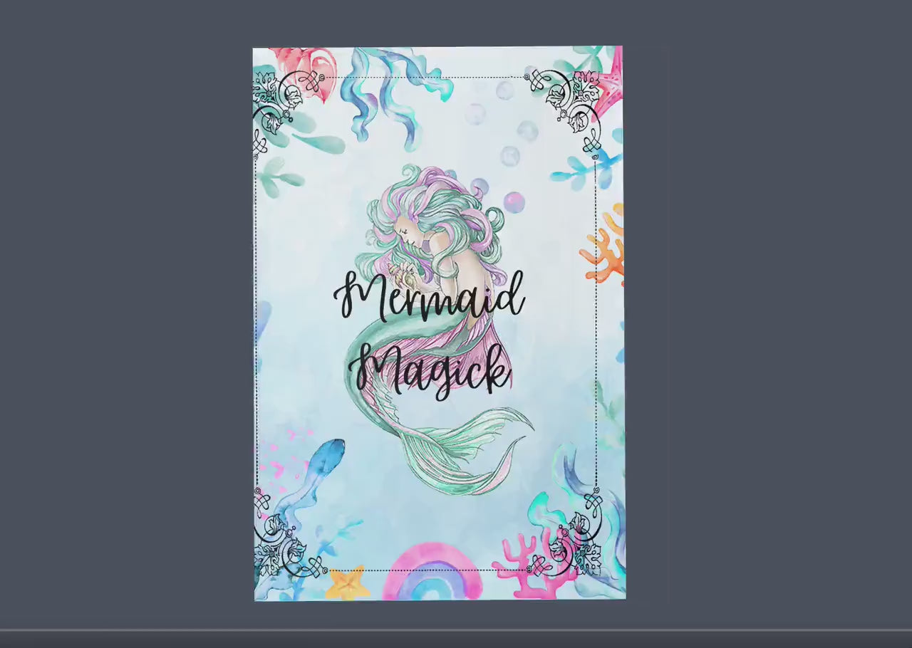 Mermaid Magick- A sea witches prayer- Spells- Book of Shadows- Instant download