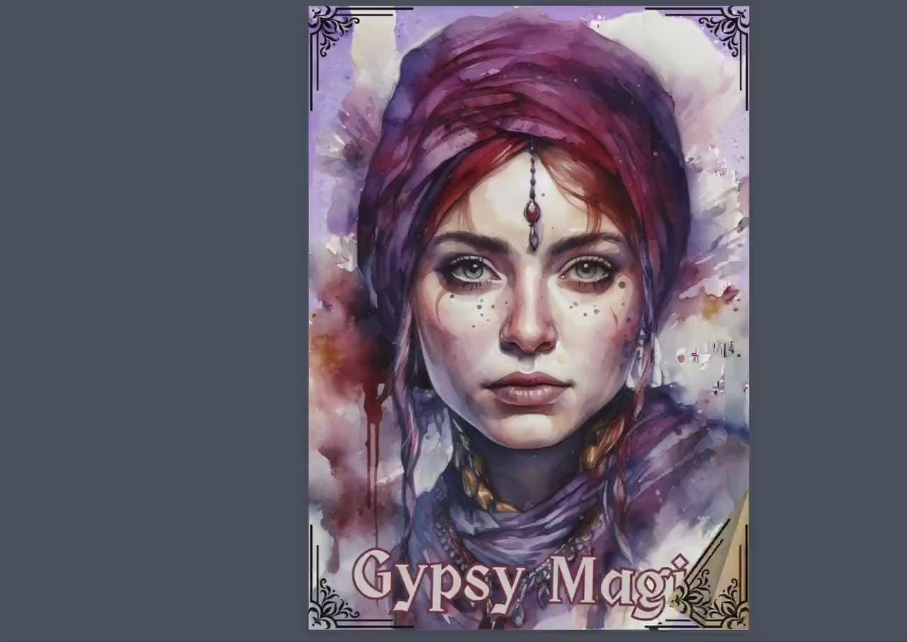 Gypsy Magic. The Ultimate Basic Guide to Romani Witchcraft, Signs, Symbols, Talismans, Charms, Amulets, Tarot, Spells, and More. Printable