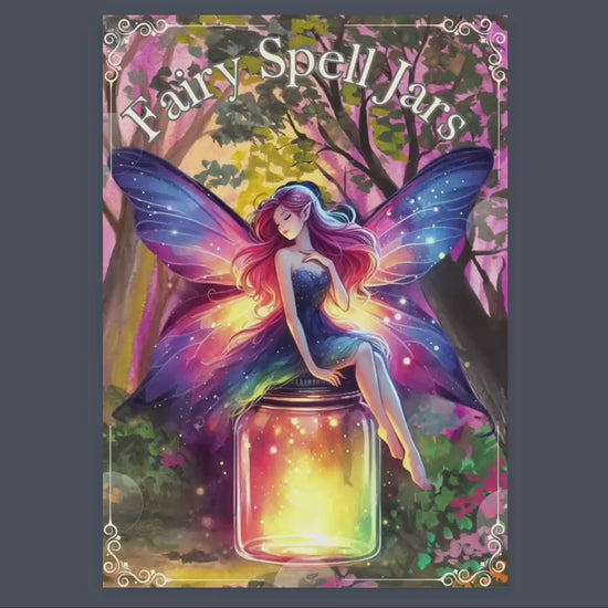 Fairy Spell Jars. Beautiful pages for your Grimoire or Book Of Shadows. Printable.