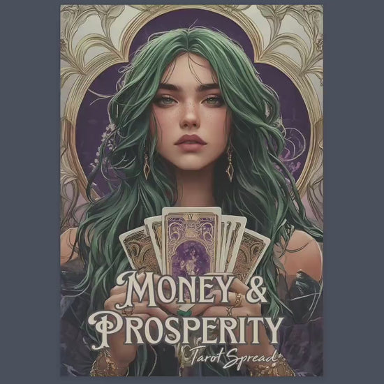 Money and Prosperity Tarot Spreads Journal. 20 Tarot Spreads to unlock your financial potential. Printable