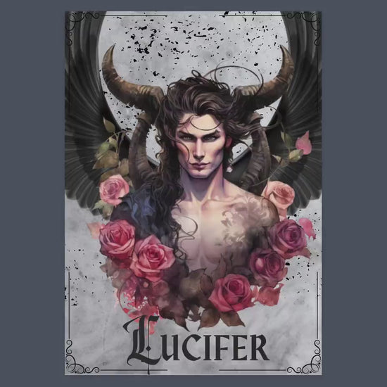 Lucifer. Beautiful Grimoire pages to working with Lucifer.Instant download.