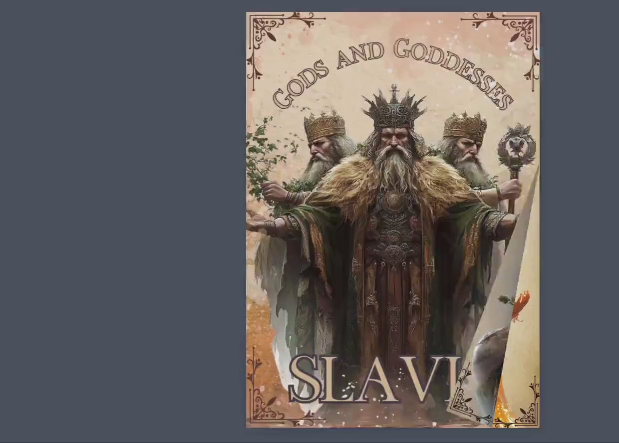 SLAVIC. Gods and Goddesses. Beautiful pages for your grimoire or Book Of Shadows. Printable