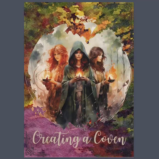 Creating a COVEN. Grimoire pages. Printable. Instant download.
