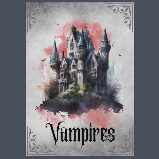 Vampires. Beautiful pages for you Book Of Shadows. Instant download