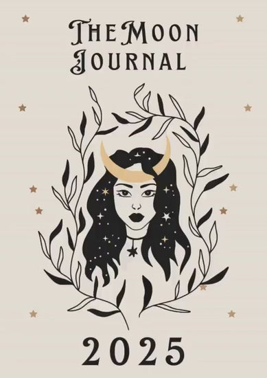 2025 Moon Journal / Moon Planner /Moon Workbook / Full Moon Ritual / Moon Manifestation / Law of Attraction. PRINTABLE.