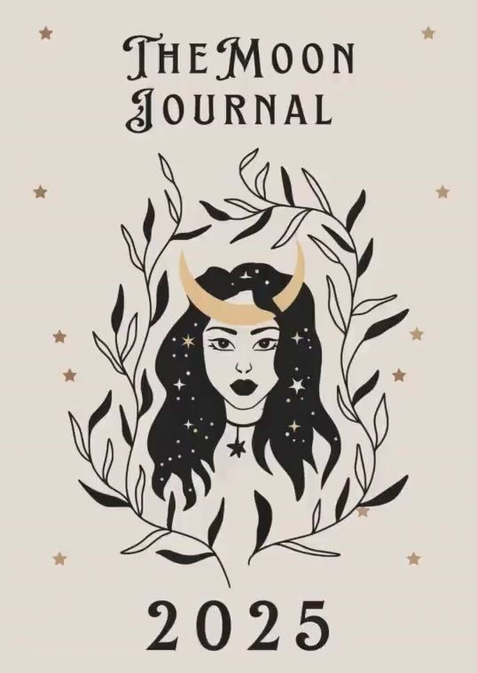 2025 Moon Journal / Moon Planner /Moon Workbook / Full Moon Ritual / Moon Manifestation / Law of Attraction. PRINTABLE.
