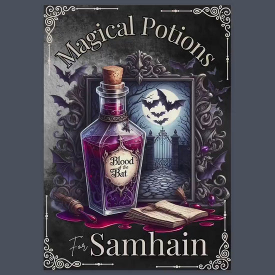 Samhain Magical Potions. Beautiful pages for your Grimoire or Book Of Shadows. Printable