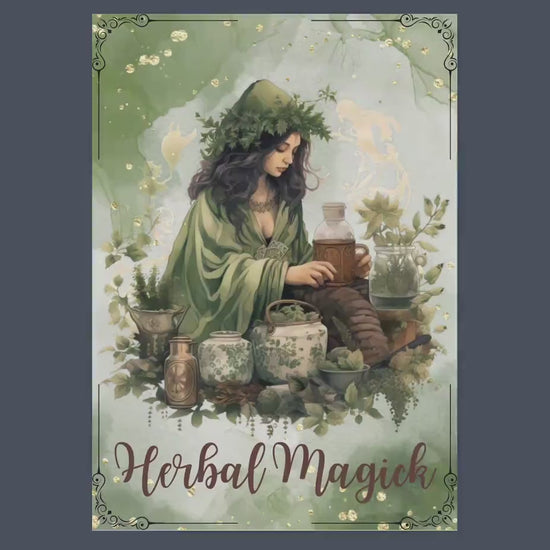 Herbal Magick + BONUS (Herbal journal). Basics. Beautiful pages for your Book Of Shadows. Instant download.