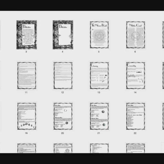 My First Grimoire, Digital Book Of Shadows, The most Complete Grimoire. A4,A5, LETTER SIZE. Instant download