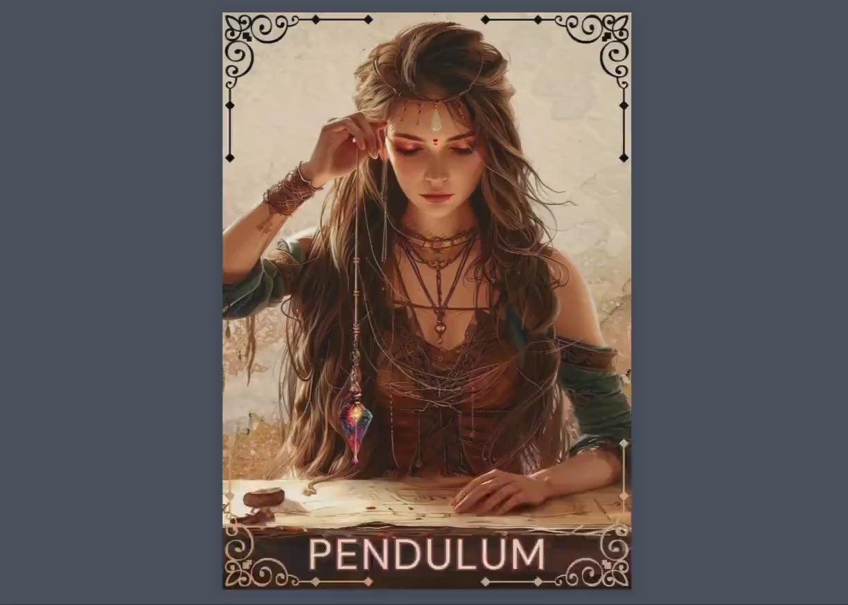 Pendulum. Pendulum chart. Pendulum programming. Grimoire pages