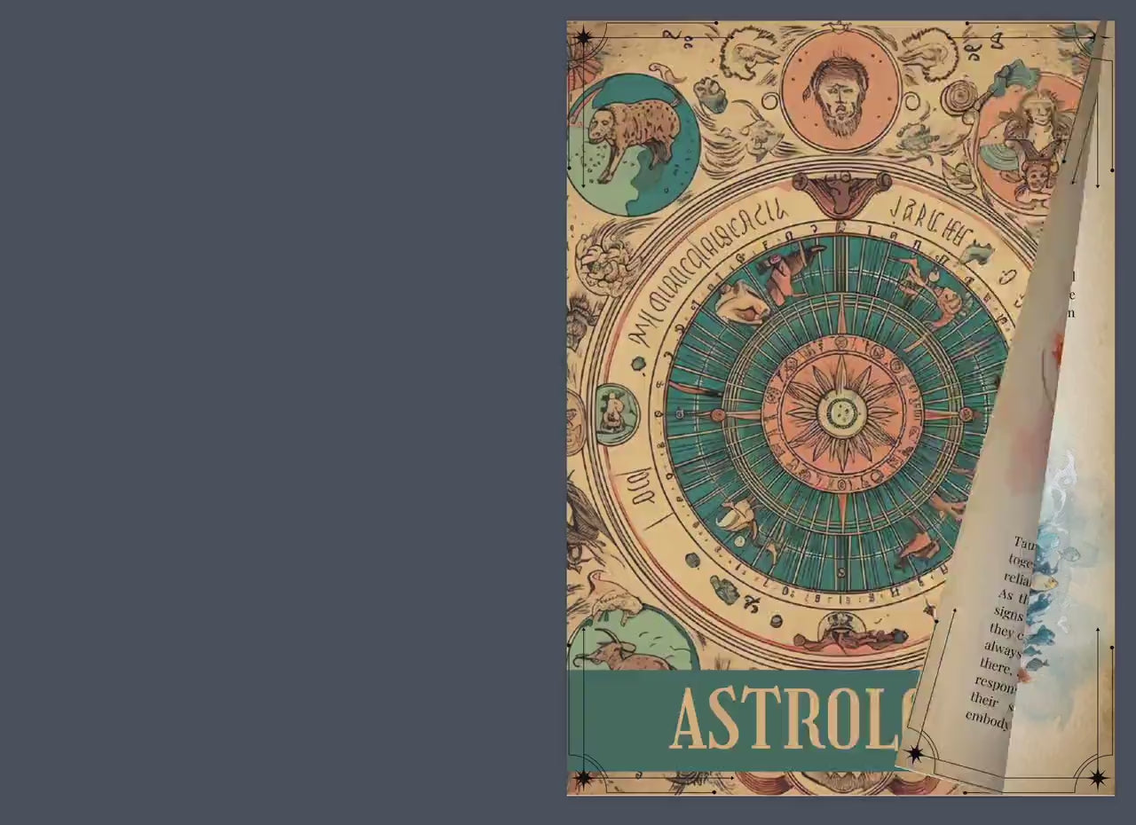 Basics of Astrology, Grimoire Pages, Grimoire Printables, Witch Printables, Book of Shadows Printables, Beginner Witch.