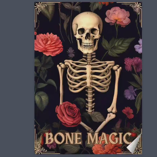 Bone Magick: How to Use Bones in Witchcraft. Beautiful pages for your Grimoire or Book Of Shadows. Printable