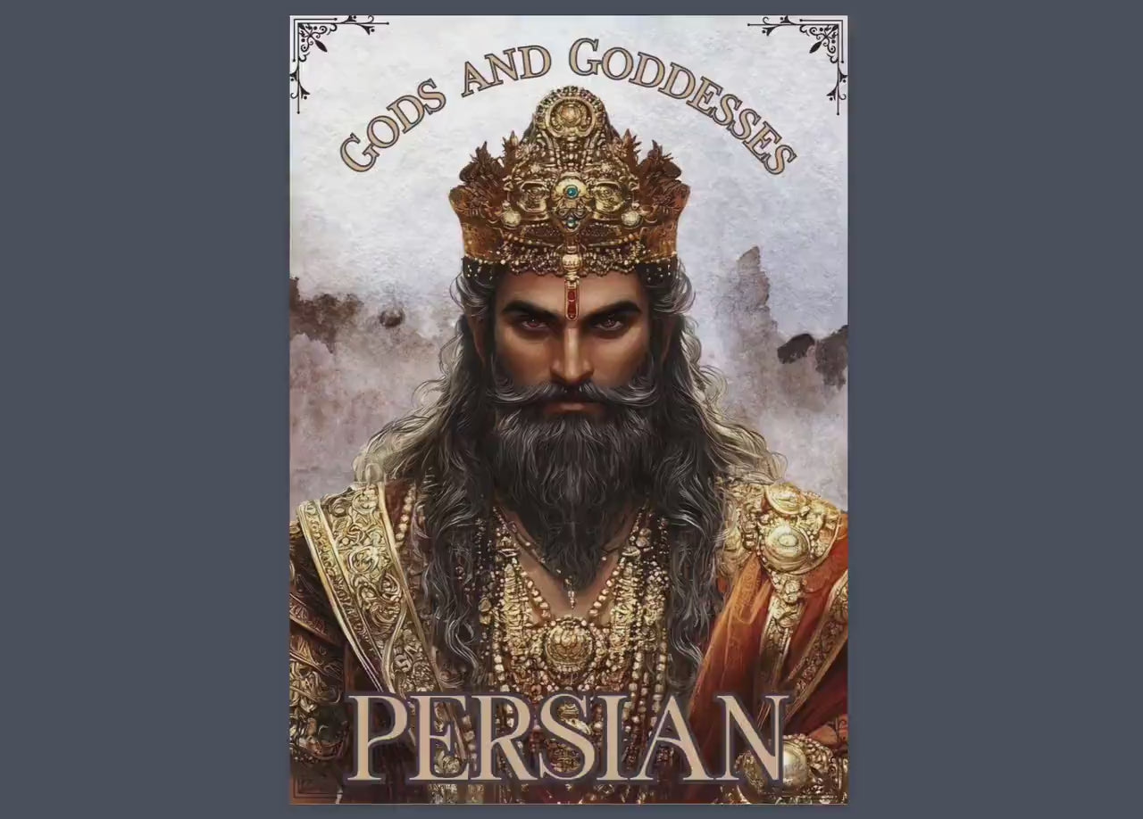 PERSIAN. Gods and Goddesses. 46 Beautiful pages for your grimoire or Book Of Shadows. Printable