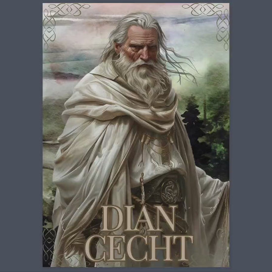 Dian Cecht. Irish God. Healer. Beautiful pages for your Grimoire or Book of Shadows. Printable