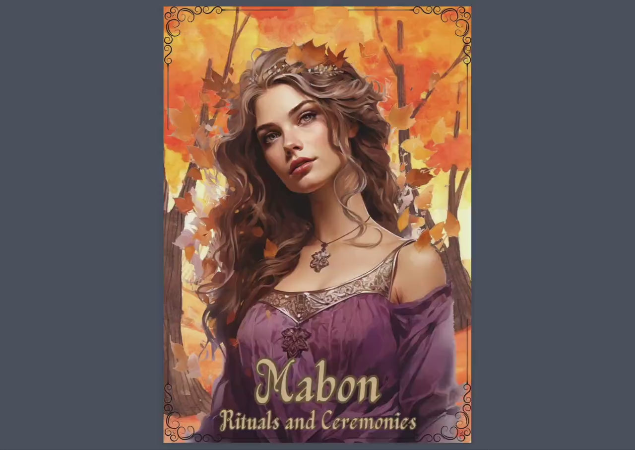 Mabon. Rituals and Ceremonies. Printable pages for your Book Of Shadows. Printable