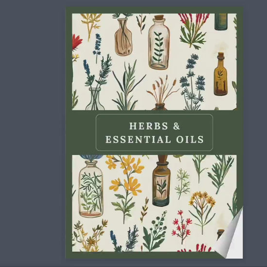 Herbs & Essential Oil Journal. Printable