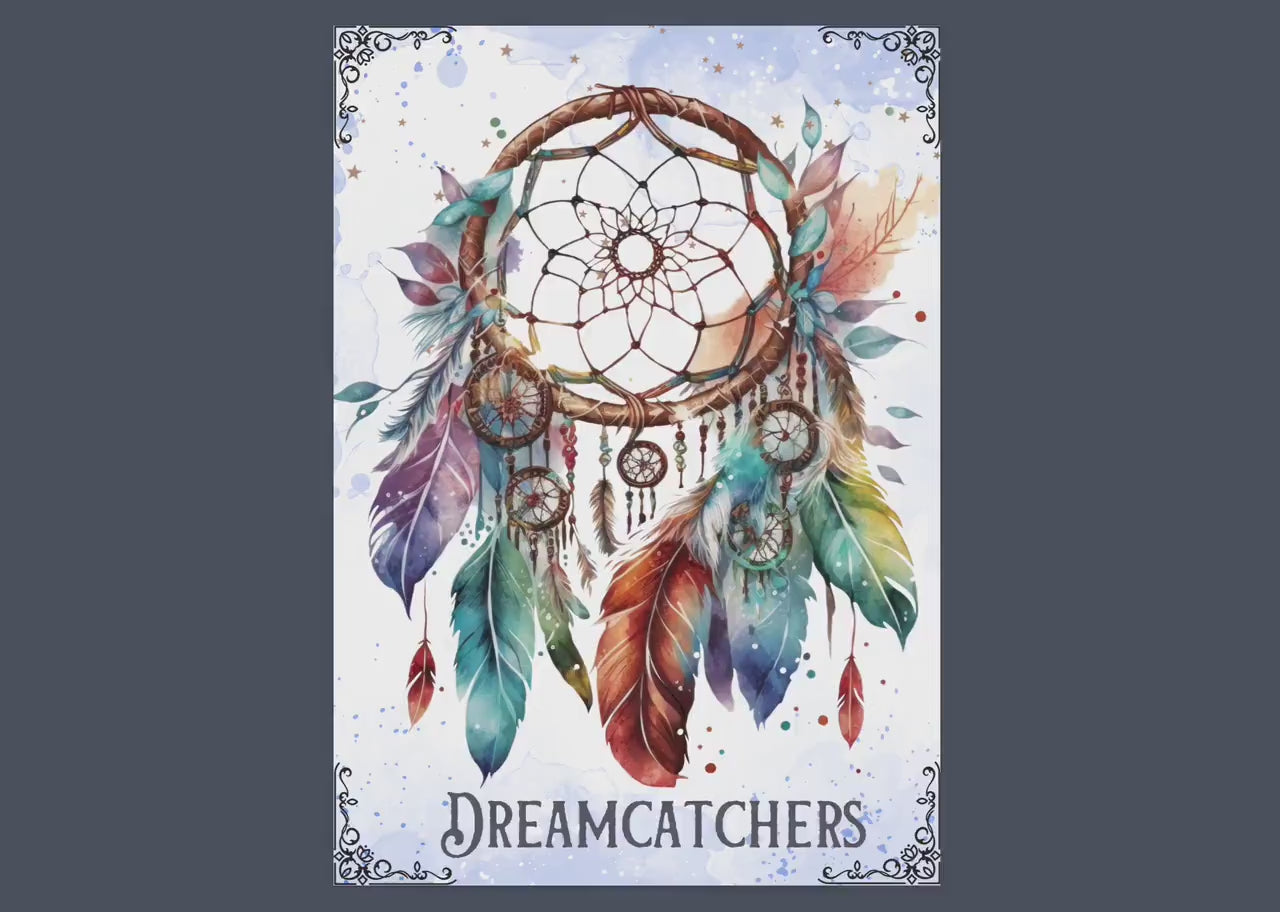 Dreamcatchers. Beautiful pages for your Book Of Shadows. Instant Download.