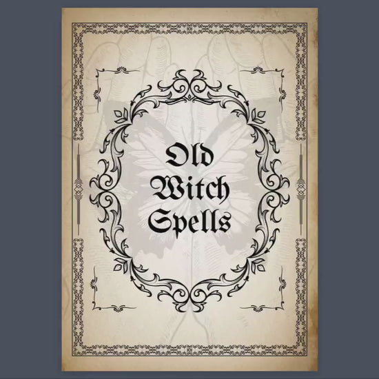 OLD WITCH SPELLS Bundle, 68 Printable Spells, 70 Pages of Beautiful Old Witchcraf Magick for your Grimoire, Book of Shadows or Spellbook