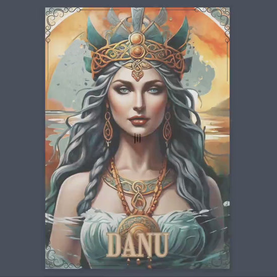 Danu. Celtic Goddess. Beautiful pages for your Grimoire or Book Of Shadows