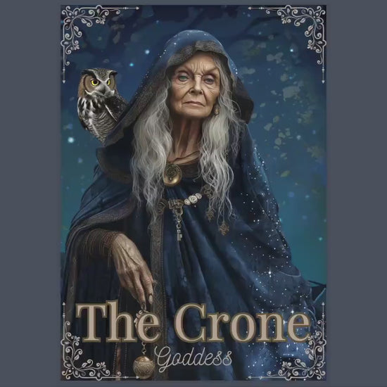 THE CRONE GODDESS. Beautiful pages for your Grimoire or Book Of Shadows. Printable.