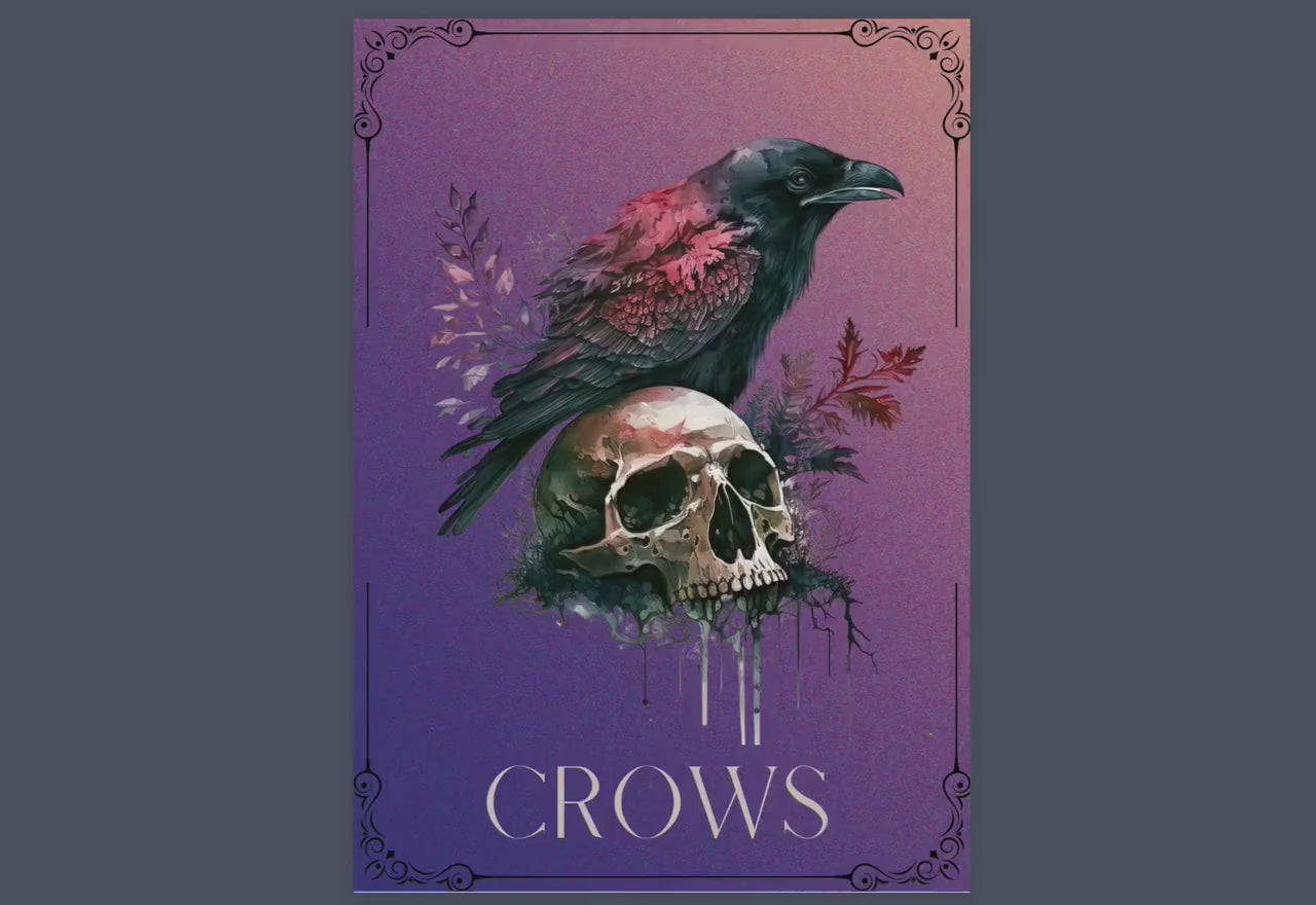 CROWS. Beautiful pages for you Book Of Shadows. Instant download