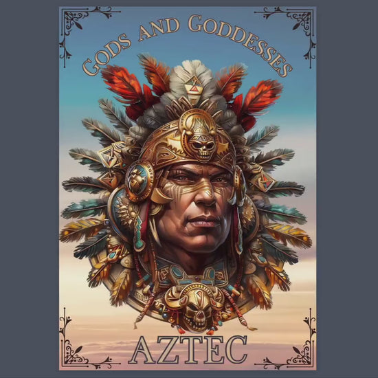 Aztec. Gods and Goddess. Beautiful pages for your Grimoire or Book Of Shadows. Printable.