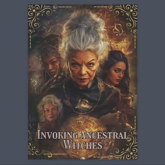 Invoking Ancestral Witches: Channeling the Power of Historical Sorceresses for Your Magical Work. Grimoire Cheat Sheets Pages. Printable.