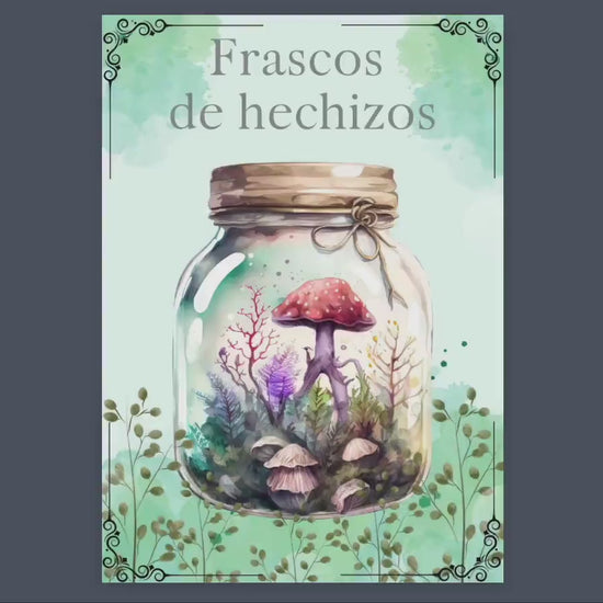 TARROS DE HECHIZO. Hermosas páginas para tu Libro de las Sombras. Descarga instantánea.