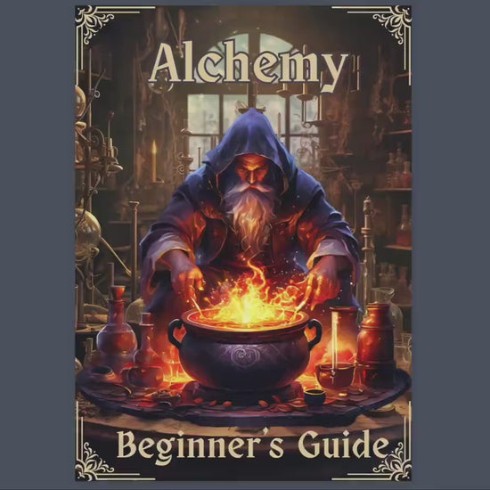 Alchemy Guide for Beginners. Beautiful pages for your Grimoire or Book Of Shadows. Printable