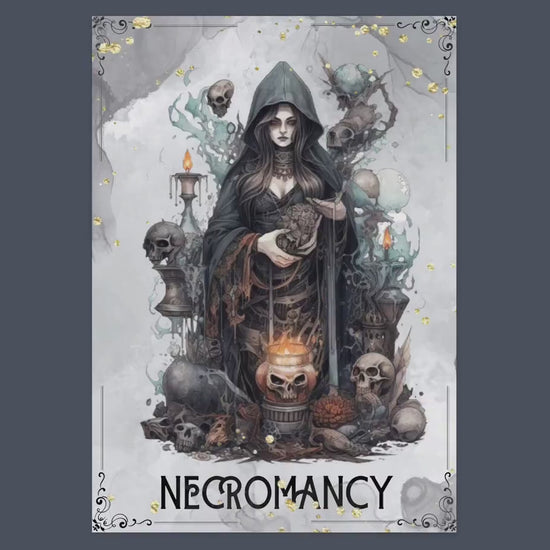Necromancy for Beginners. Beautiful pages for your Book Of Shadows. Instant download