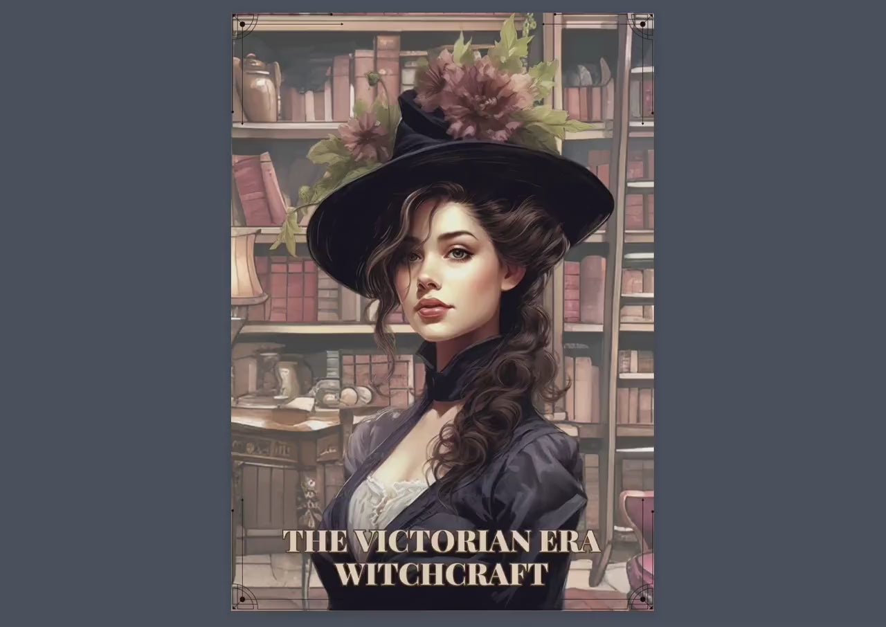 The Victorian Era Witchcraft. Basics. Beautiful grimoire pages. Printable.