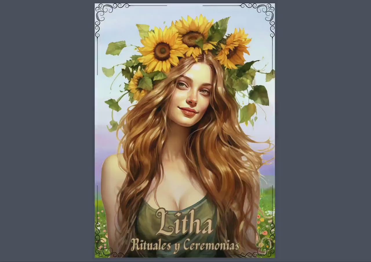 Litha. EN ESPAÑOL. Rituales y Ceremonias. Páginas imprimibles para tu Libro de las Sombras.