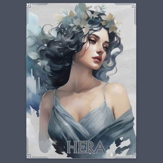 Hera Greek Goddess of Marriage, Women, and Childbirth. Beautiful Grimoire pages. Printable