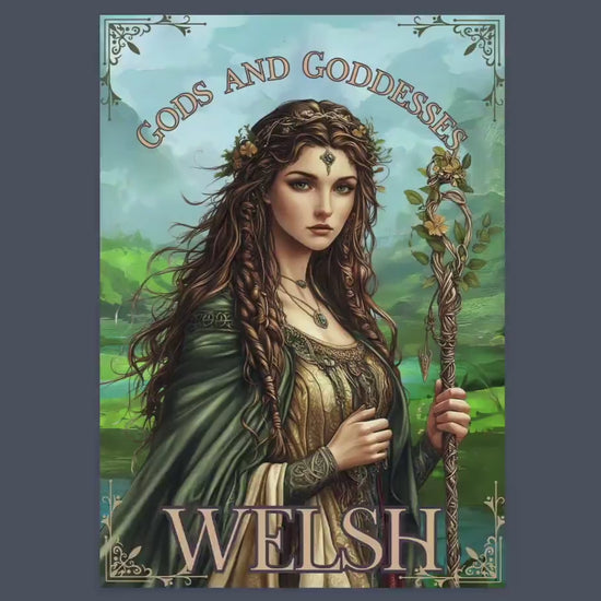 Welsh Gods and Goddesses & legendary figures. Beautiful pages for your Grimoire or Book of Shadows. Printable.