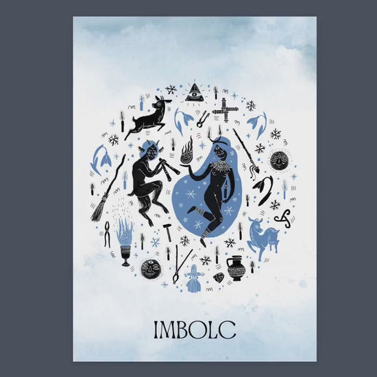 Imbolc Sabbat Grimoire Printable Book of Shadows, Candlemas, Pagan Wheel of the Year, Witchcraft BOS Pages, Wicca Ritual