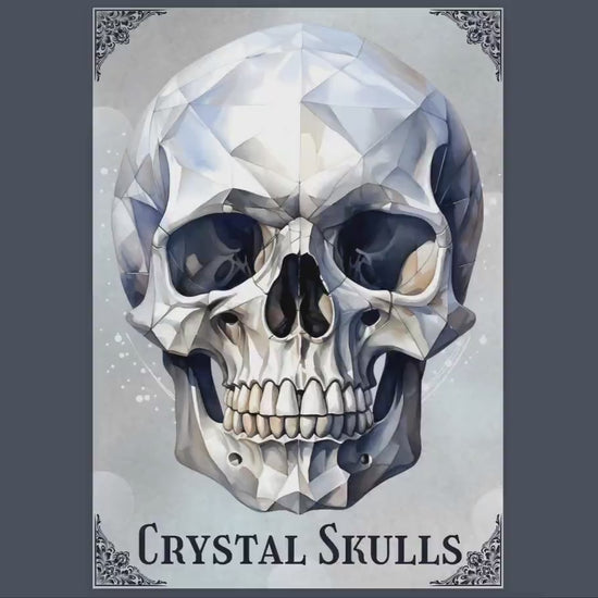 Crystal Skulls: How They Work And How To Use Them. Beautiful pages for your Grimoire or Book Of Shadows. Printable.