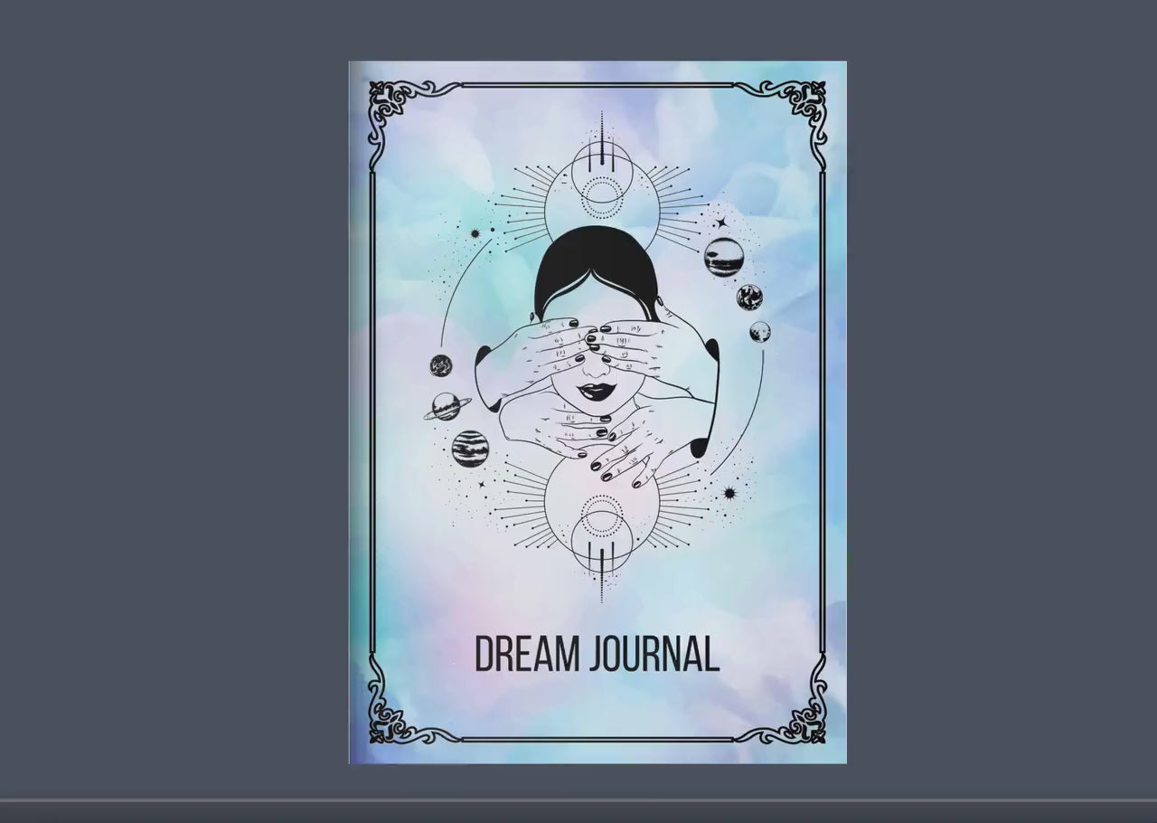 Dream Journal, Watercolor Printable Pages, Witch dreams, Sleep tracker, 2 styles