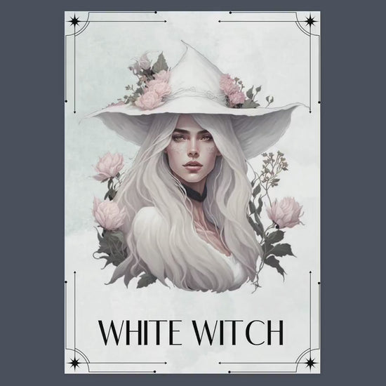 White Witch. Beautiful pages for your Book Of Shadows. Instant download.