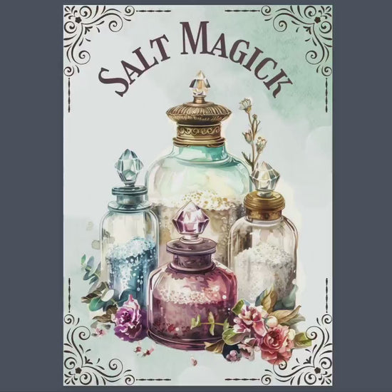 SALT MAGICK. Witch Salt recipes. Basic Guide. The most complete. Printable